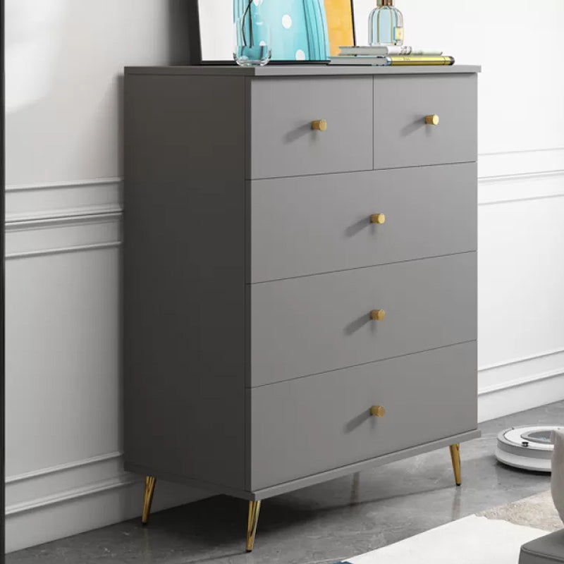 Glam Chest Bedroom Engineered Wood 16" Wide Storage Chest with Drawers