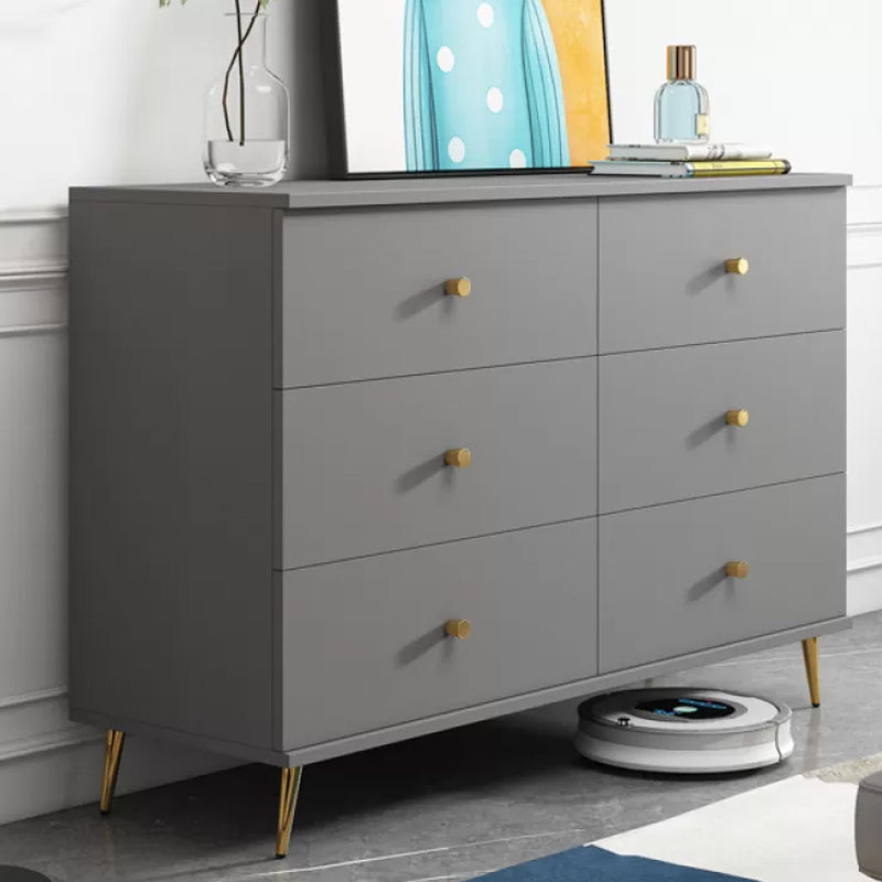 Glam Chest Bedroom Engineered Wood 16" Wide Storage Chest with Drawers