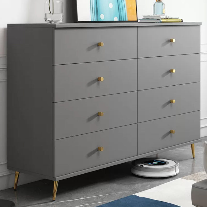 Glam Chest Bedroom Engineered Wood 16" Wide Storage Chest with Drawers