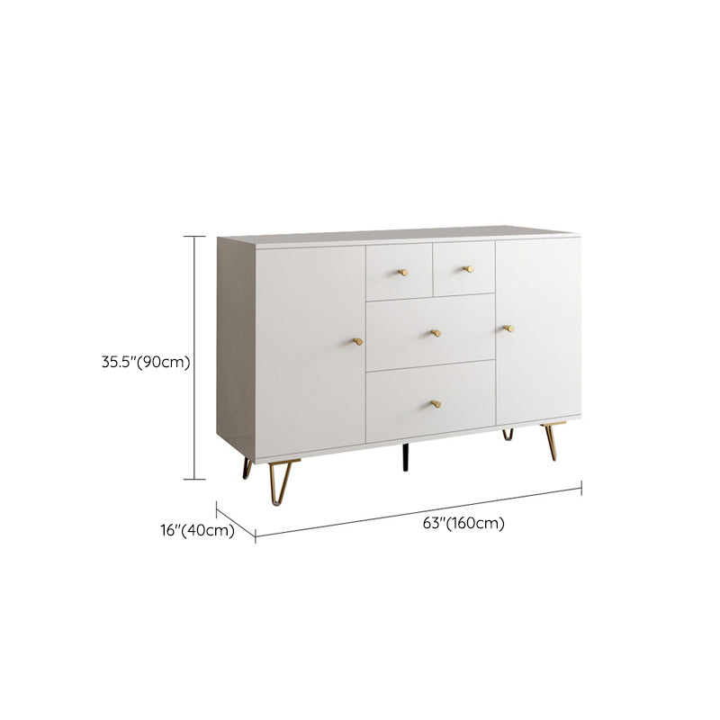 Glam Chest Bedroom Engineered Wood 16" Wide Storage Chest with Drawers