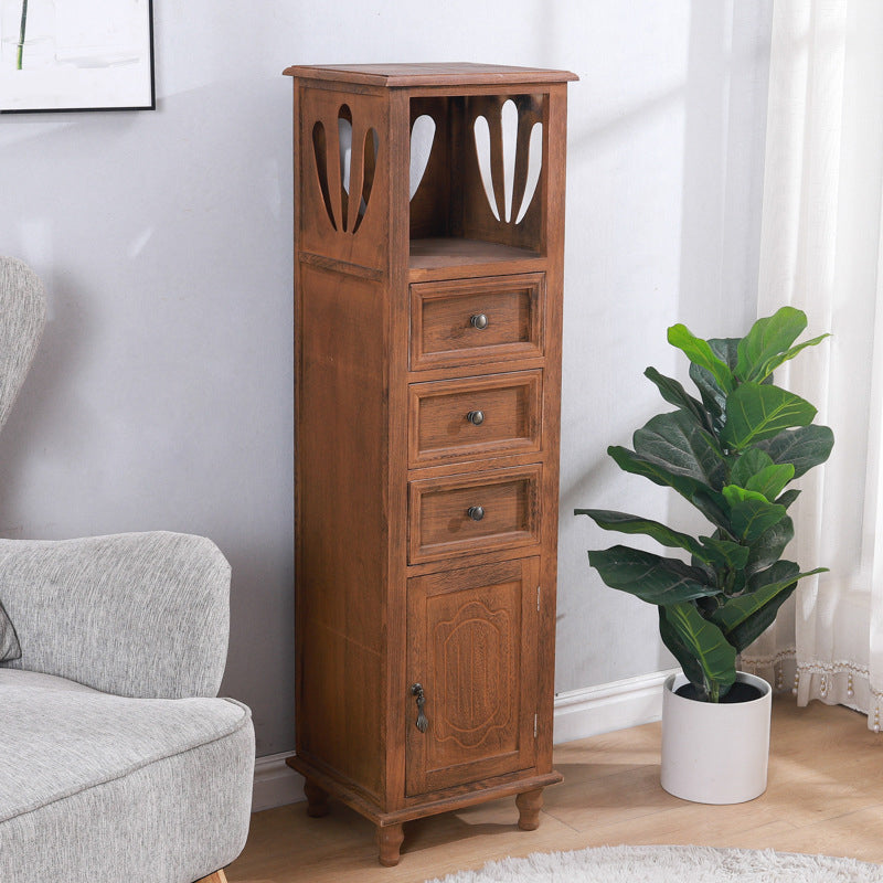 Nautical Bedroom Wooden Storage Chest Vertical 12" W Chest with Drawers