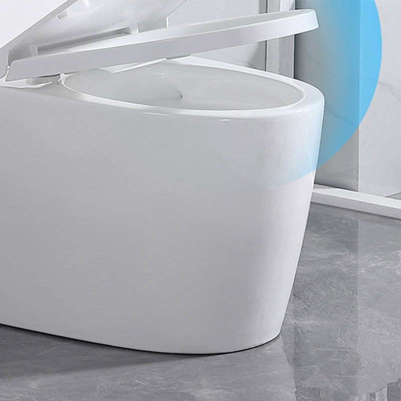 Contemporary One Piece Toilet Floor Mounted Toilet Bowl for Washroom