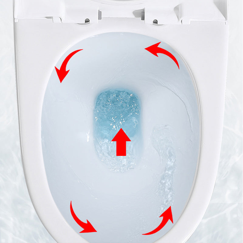 Contemporary One Piece Toilet Floor Mounted Toilet Bowl for Washroom
