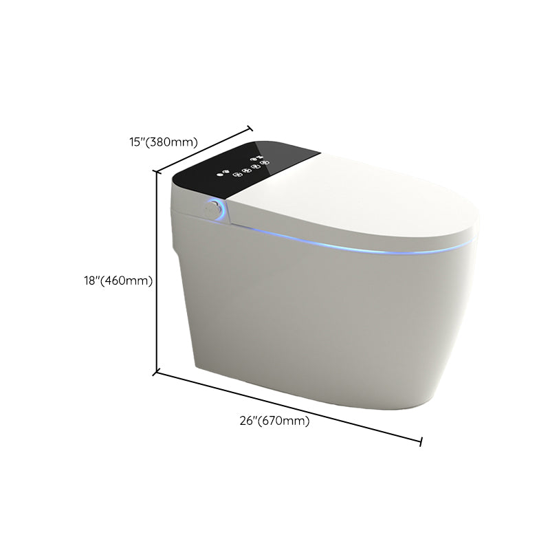 Modern Porcelain Toilet Bowl Floor Mounted All-In-One Urine Toilet