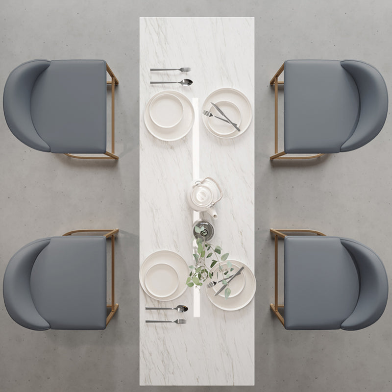 Modern Upholstered Counter Stool Bar-height Low Back Bar Stool with Footrest