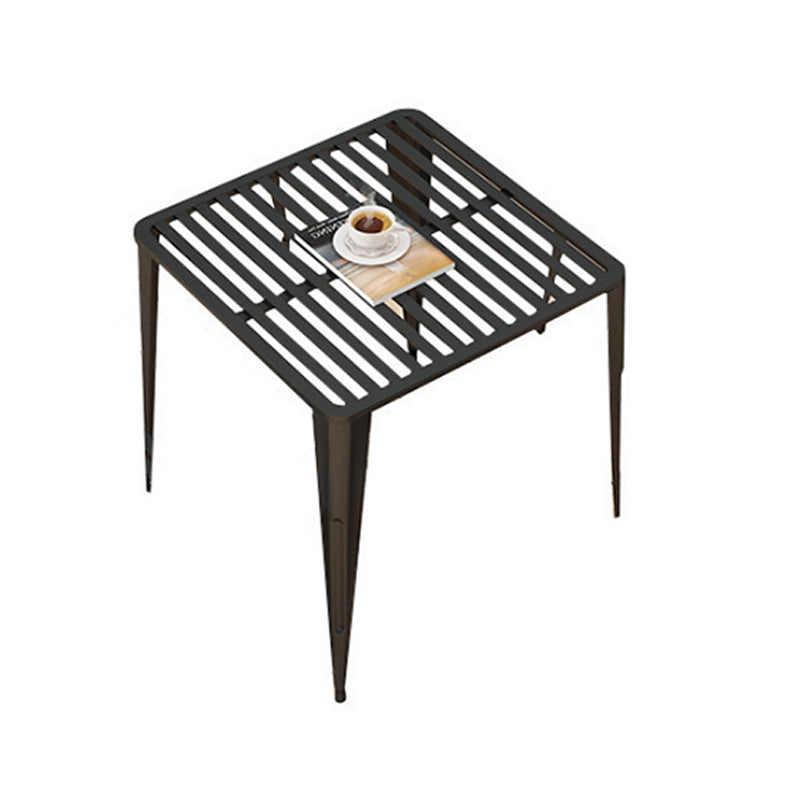 Modern Style Metal Dining Set 1/5/7 Piece Rectangular Dining Table Set for Outdoor