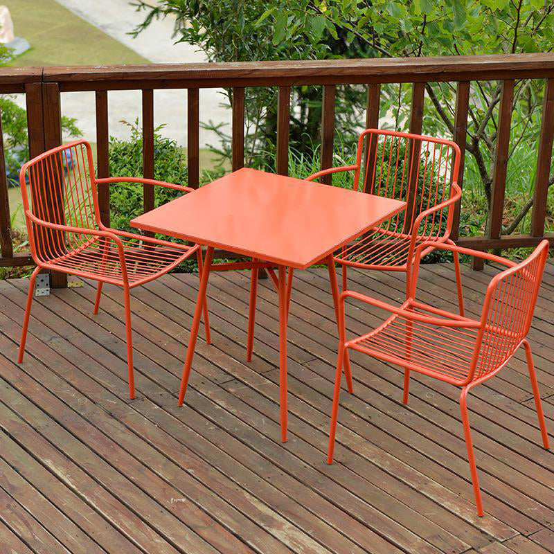 Modern 1/3/4/5 Pieces Bistro Set Metal Dining Bistro Set for Outdoor