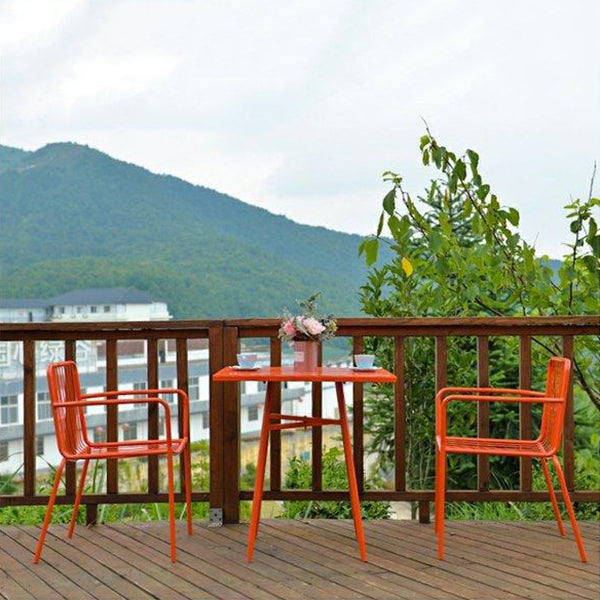 Modern 1/3/4/5 Pieces Bistro Set Metal Dining Bistro Set for Outdoor