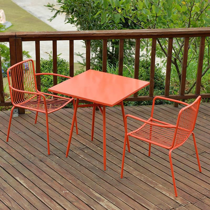 Modern 1/3/4/5 Pieces Bistro Set Metal Dining Bistro Set for Outdoor