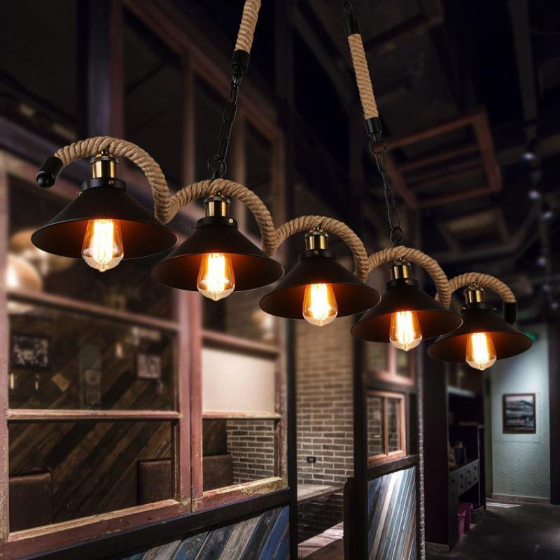 Industrial Hanging Ceiling Light Metal Pendant Lighting Fixtures for Dining Room
