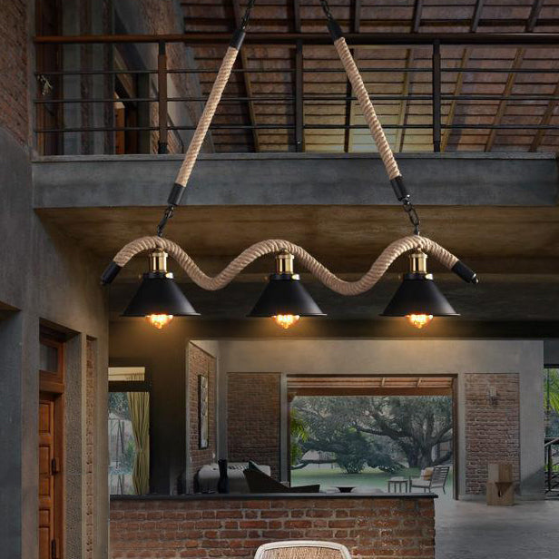 Industrial Hanging Ceiling Light Metal Pendant Lighting Fixtures for Dining Room
