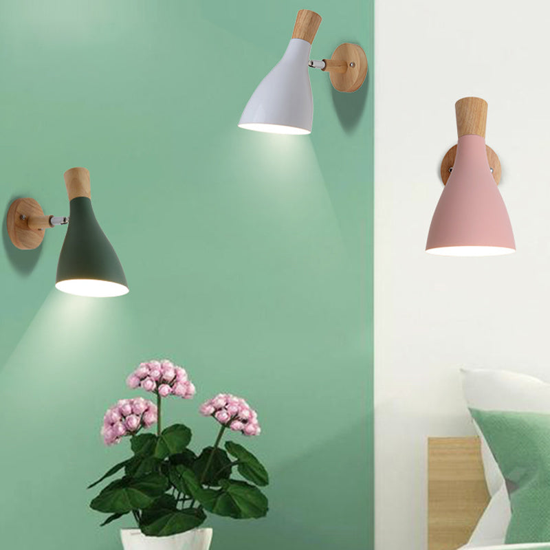 Flare Wall Light Sconces Nordic Metal 1 Light Wall Mount Light Fixture