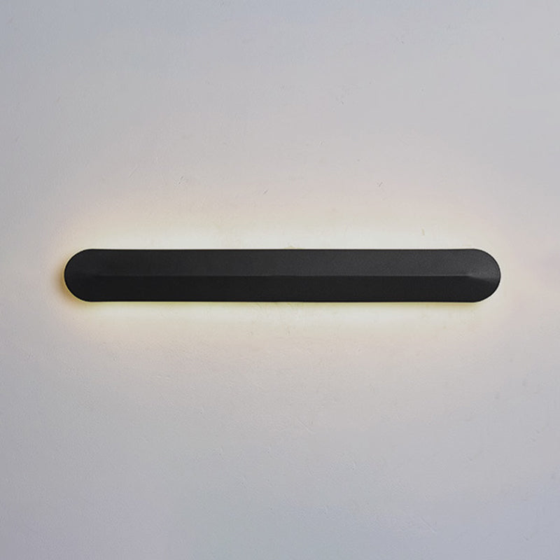 1 Light Linear Wall Mount Light Modern Metal Wall Mount Light Fixture