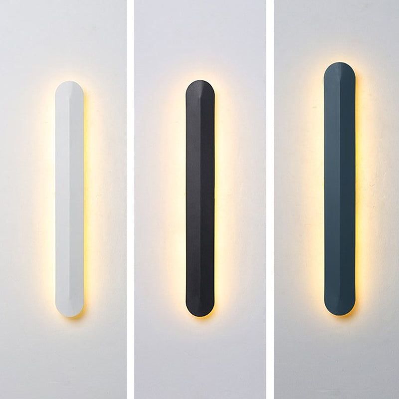 1 Light Linear Wall Mount Light Modern Metal Wall Mount Light Fixture