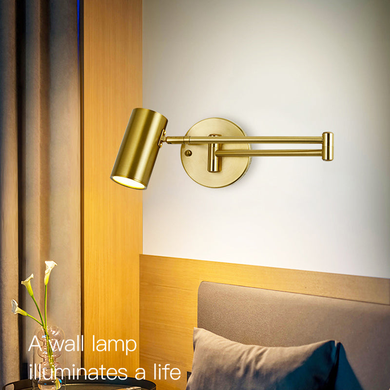 Modern Wall Sconce Minimalist Wall Light Fixture with Adjustable Arm