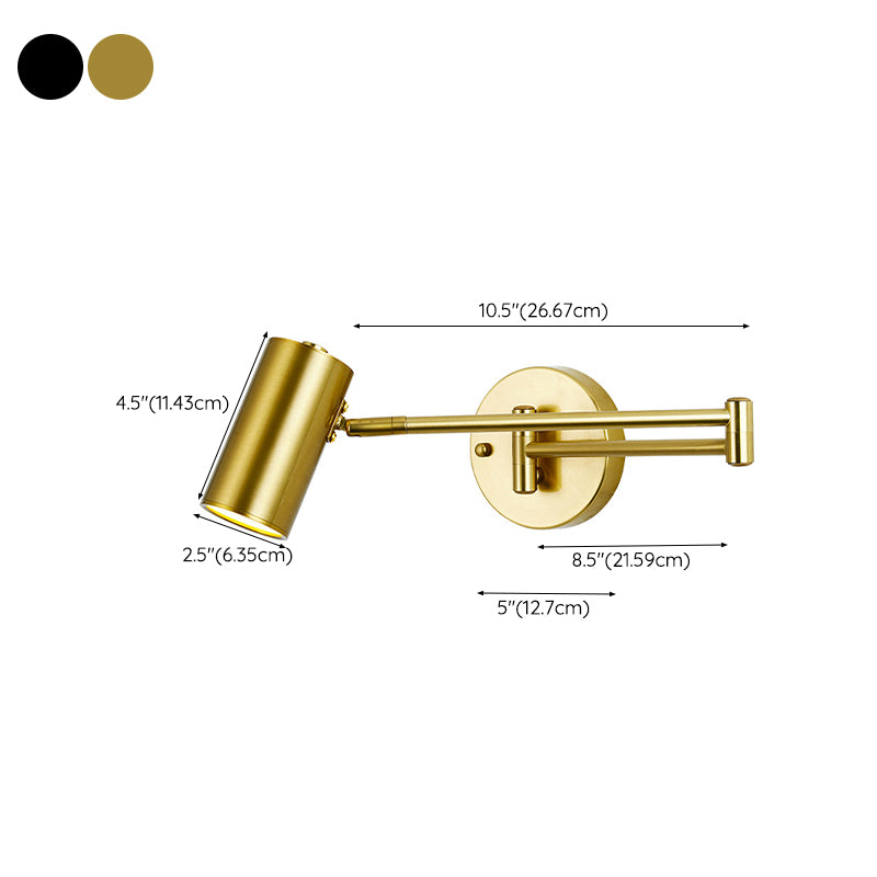 Modern Wall Sconce Minimalist Wall Light Fixture with Adjustable Arm