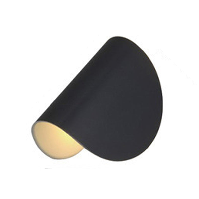 Modern Simple Metal Wall Light Arc Shape Rotatable Wall Lamp for Living Room