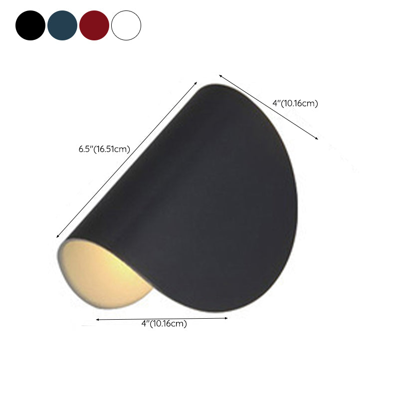 Modern Simple Metal Wall Light Arc Shape Rotatable Wall Lamp for Living Room