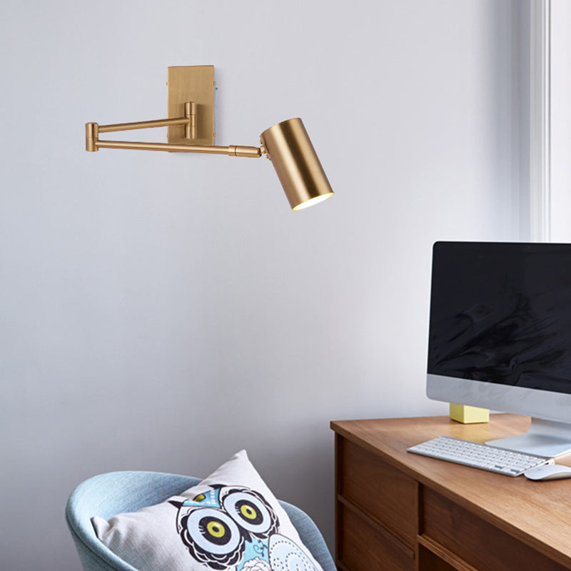Contemporary Wall Sconce Minimalist Wall Light Fixture with Adjustable Arm