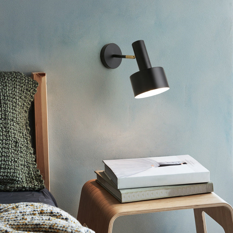 Modern Wall Sconce Metallic Wall Light Fixture with Adjustable Arm