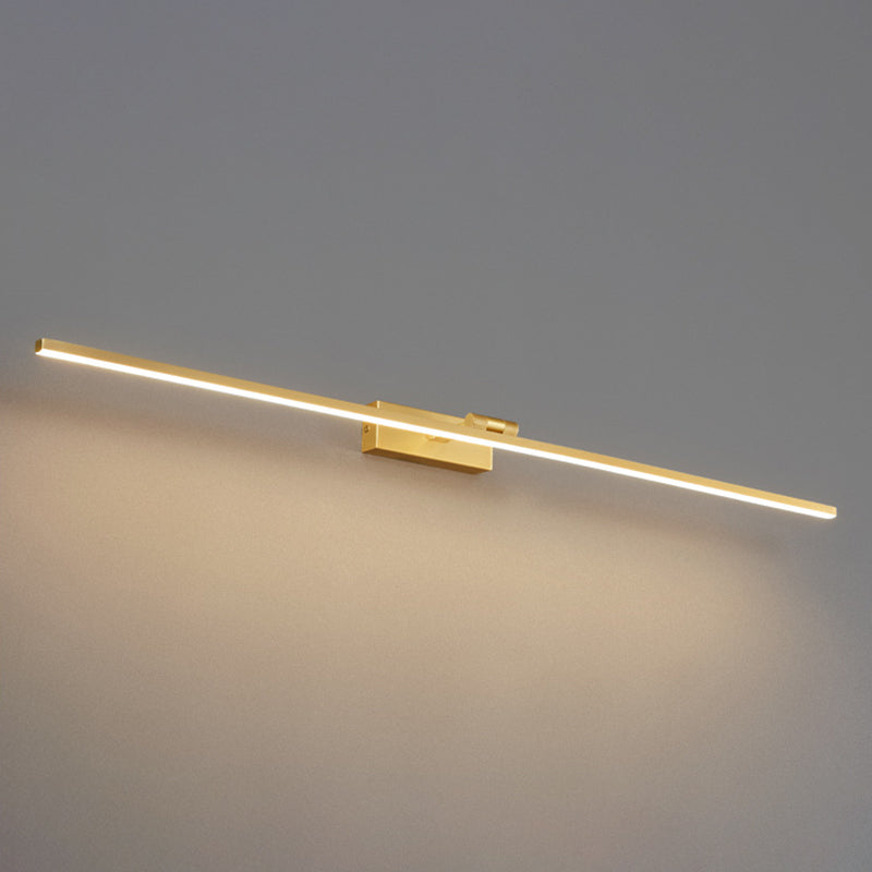 LED Mirror Front Light Modern 1-Light Vanity Light with Acrylic Shade for Bathroom