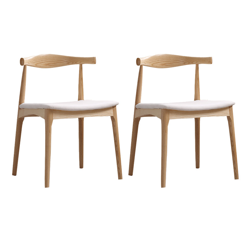 Traditional Side Chair Wood Open Back Dining Room Chair for Kitchen