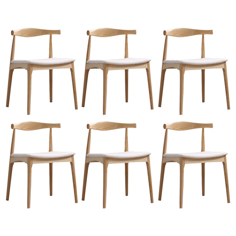 Traditional Side Chair Wood Open Back Dining Room Chair for Kitchen