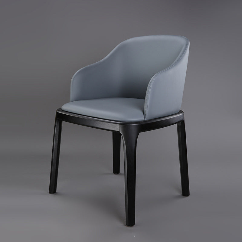 Traditional Chair Wood Solid Back Dining Room Chair for Kitchen