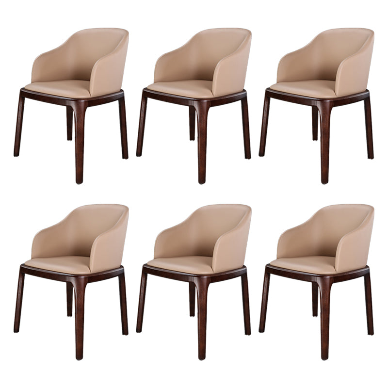 Traditional Chair Wood Solid Back Dining Room Chair for Kitchen