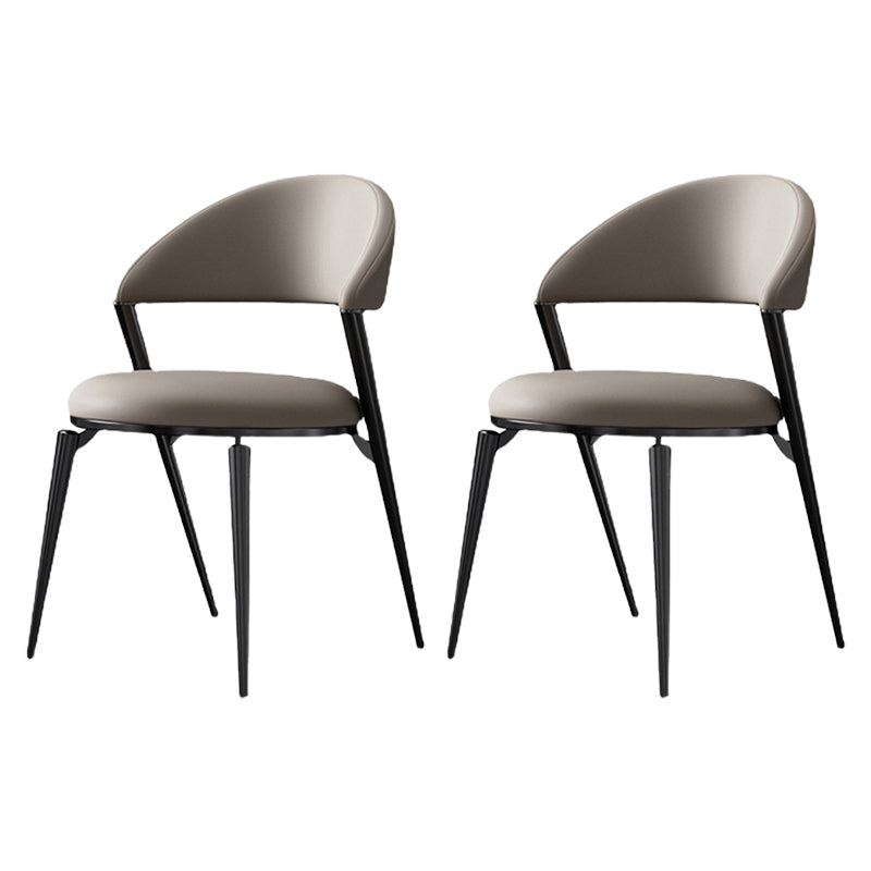 Industrial Side Chair Open Back Dining Room Chair for Dining Room