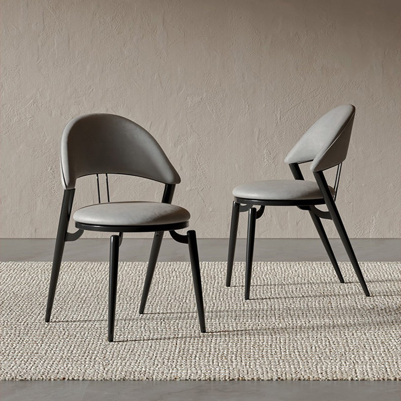 Industrial Side Chair Open Back Dining Room Chair for Dining Room