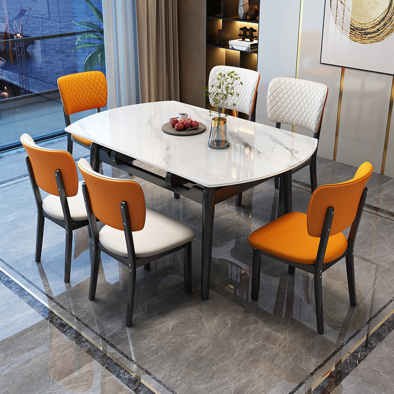 Contemporary Wood Dining Chairs Open Back Dining Side Chair for Restaurant Use