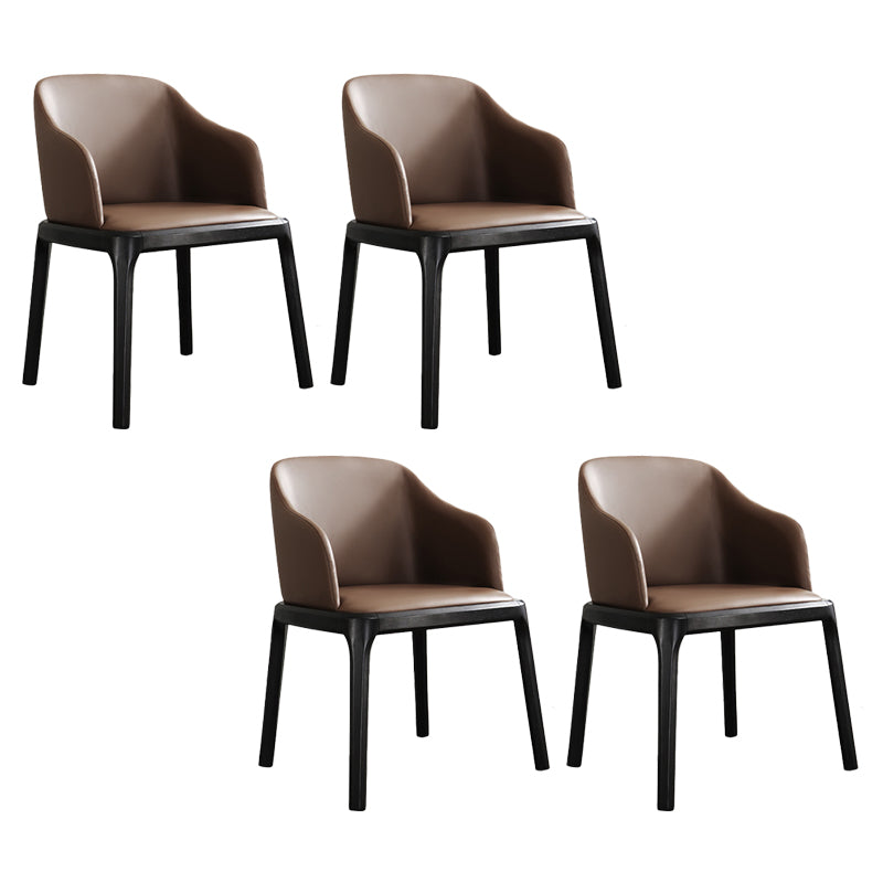 Traditional Chair Wood Solid Back Dining Room Chair for Home