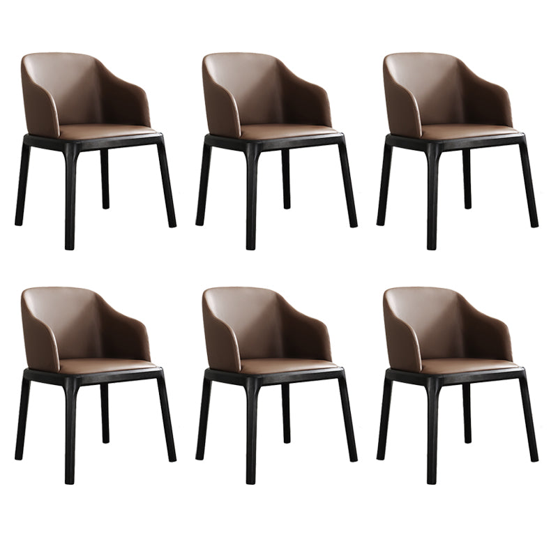 Traditional Chair Wood Solid Back Dining Room Chair for Home