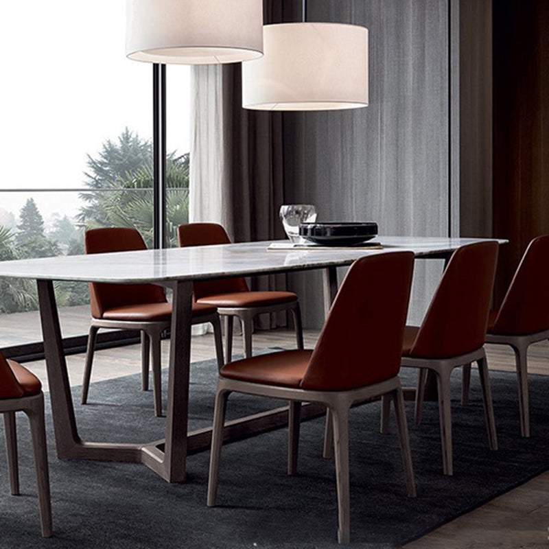 Traditional Chair Wood Solid Back Dining Room Chair for Home