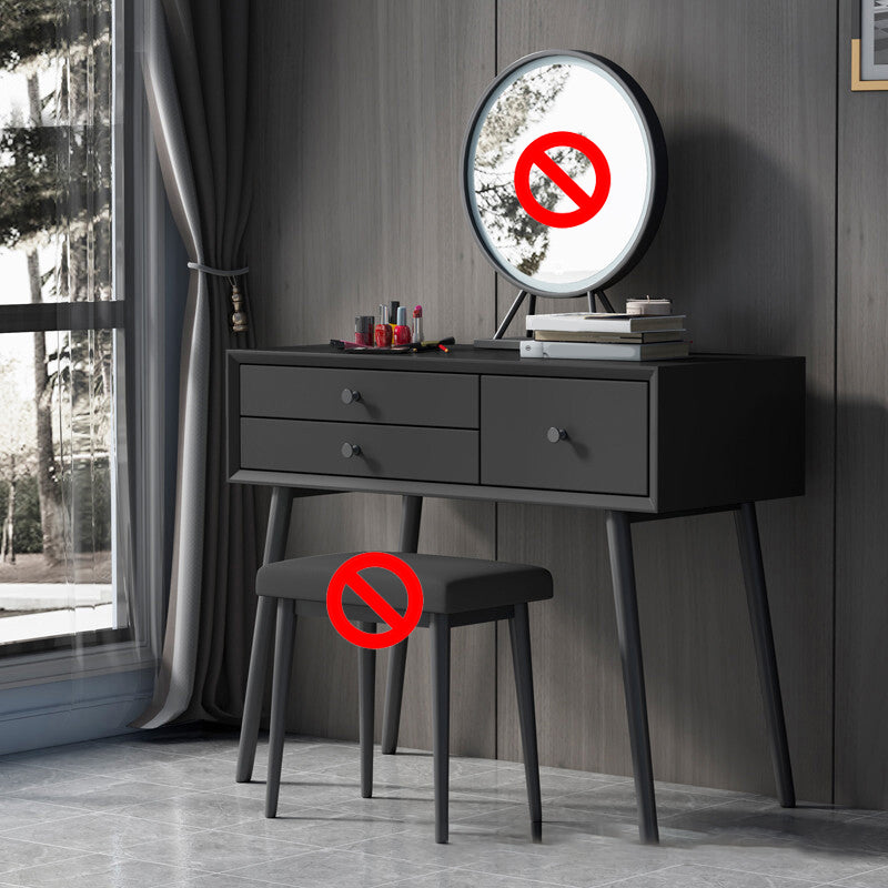 Modern 233.46" Height 3-Drawer Table Top Makeup Vanity for Bedroom