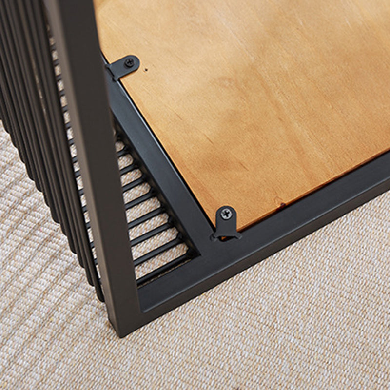 Frame 2 Nesting Coffee Table Iron & Solid Wood Cocktail Table Set
