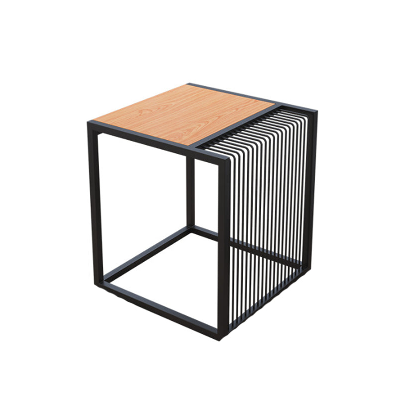 Frame 2 Nesting Coffee Table Iron & Solid Wood Cocktail Table Set