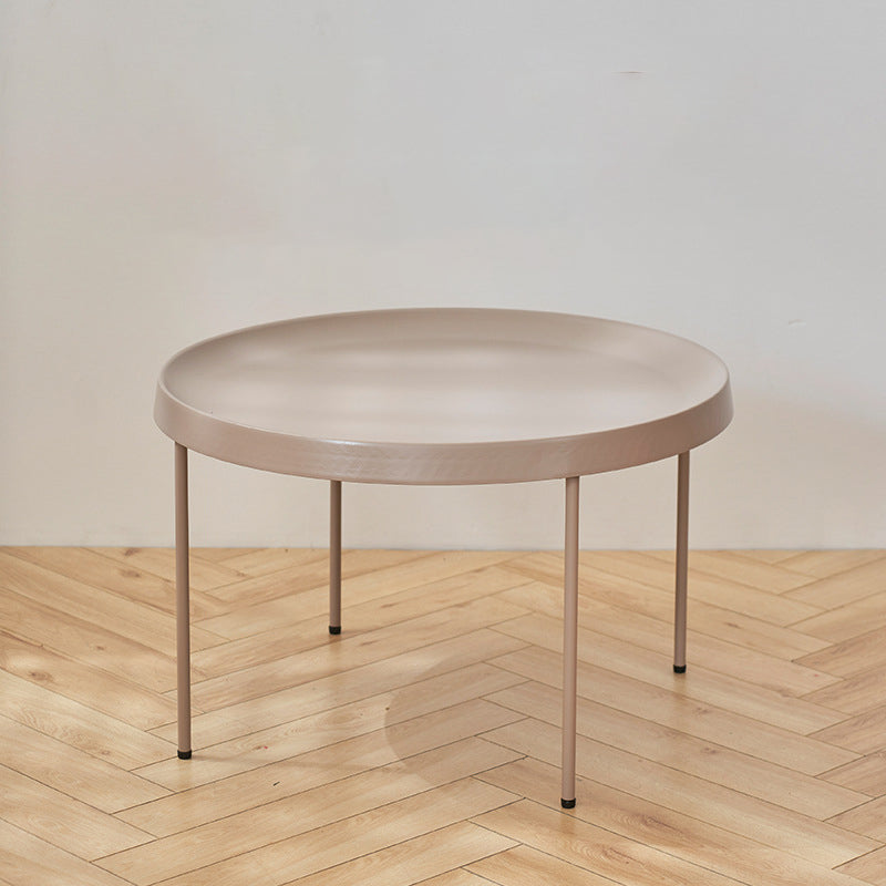 Mid-Century Modern Tray Top Coffee Table 4 Legs Iron Cocktail Table