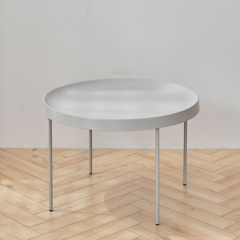 Mid-Century Modern Tray Top Coffee Table 4 Legs Iron Cocktail Table