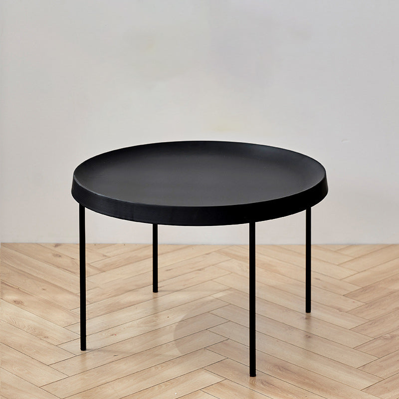 Mid-Century Modern Tray Top Coffee Table 4 Legs Iron Cocktail Table