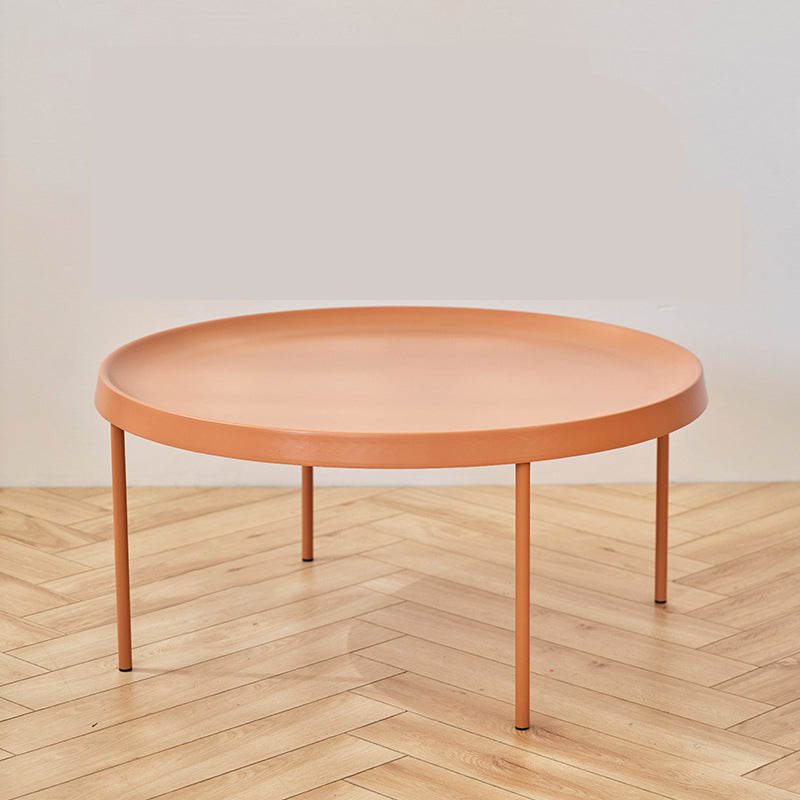 Mid-Century Modern Tray Top Coffee Table 4 Legs Iron Cocktail Table