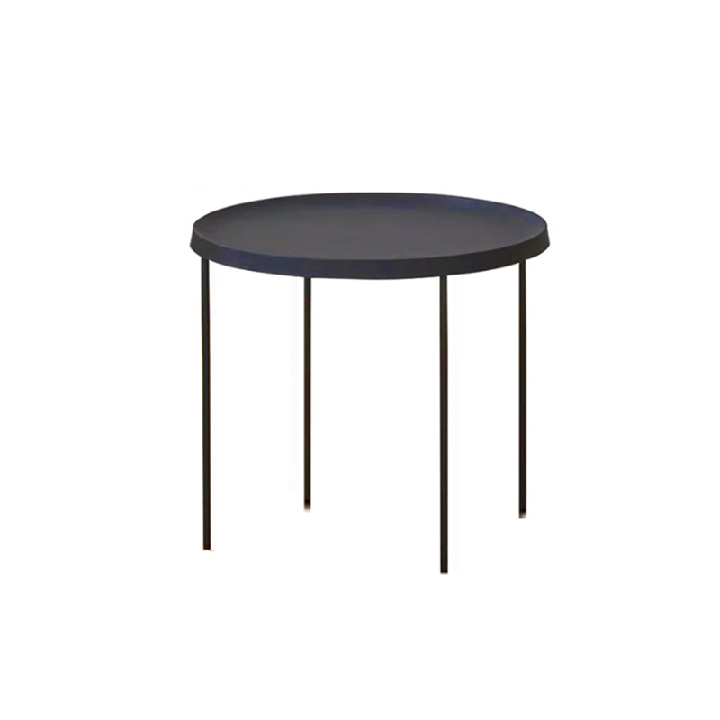 Mid-Century Modern Tray Top Coffee Table 4 Legs Iron Cocktail Table