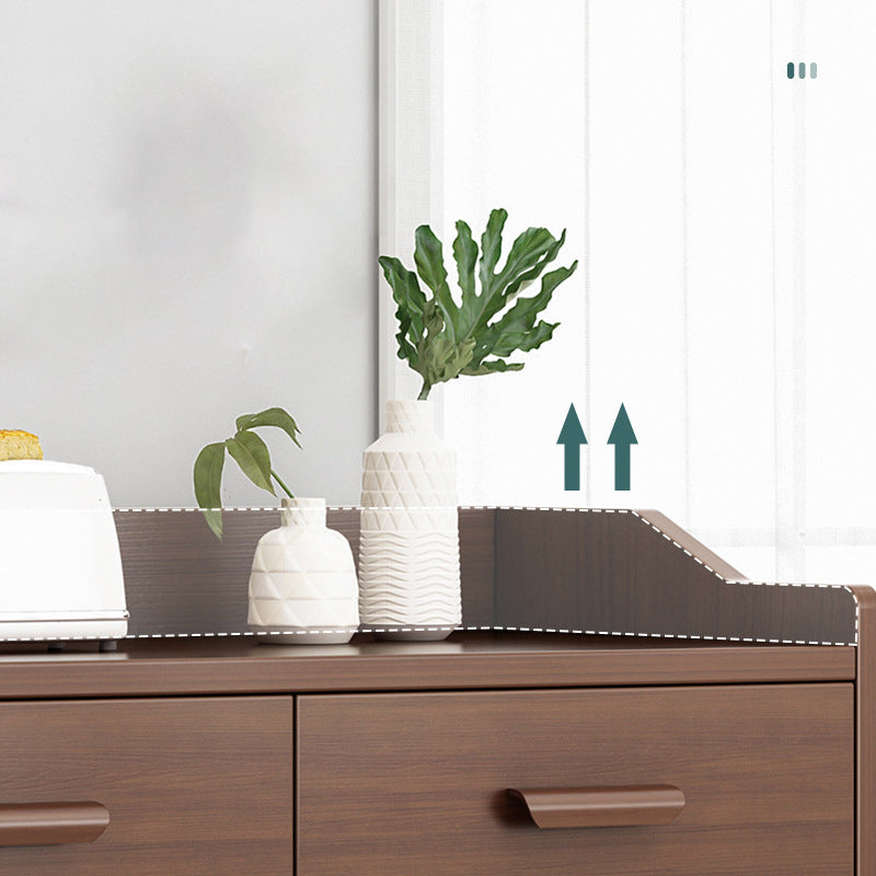 39.4" Tall Wood 3 - Door Accent Cabinet Mid-Century Modern Storage Cabinet