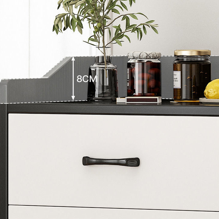 39.4" Tall Wood 3 - Door Accent Cabinet Mid-Century Modern Storage Cabinet