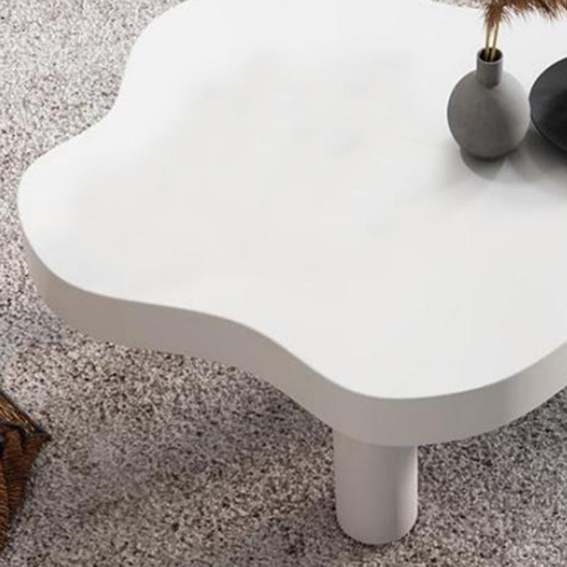Nordic Cocktail Table 3 Legs Solid Wood Free Form Single Coffee Table
