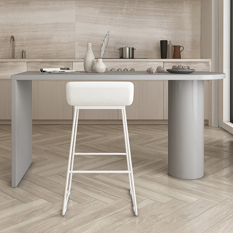 Modern Solid Wood Bar Table Dining Table for Kitchen Living Room