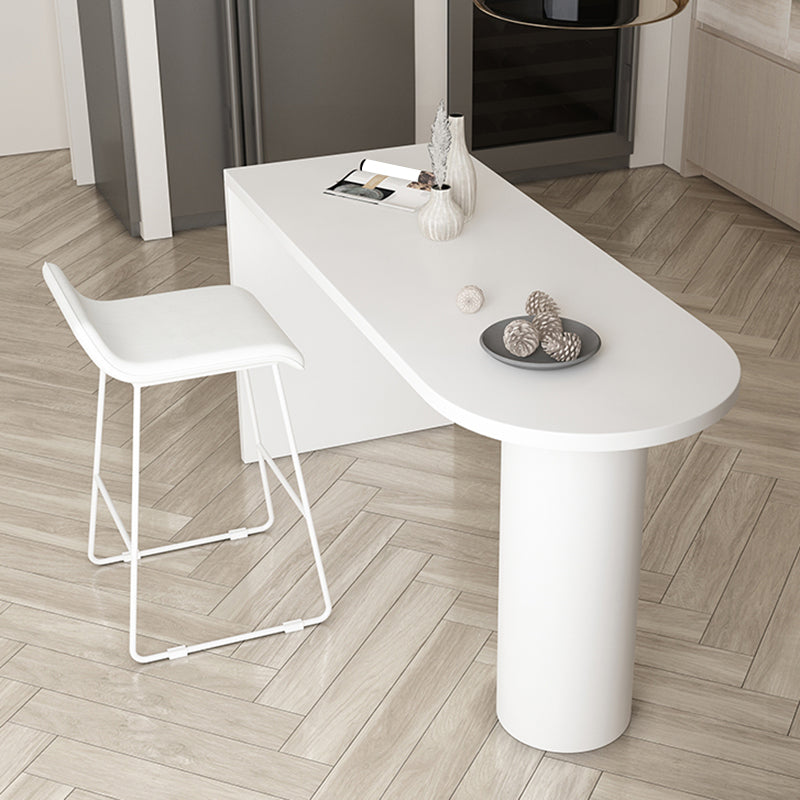 Modern Solid Wood Bar Table Dining Table for Kitchen Living Room