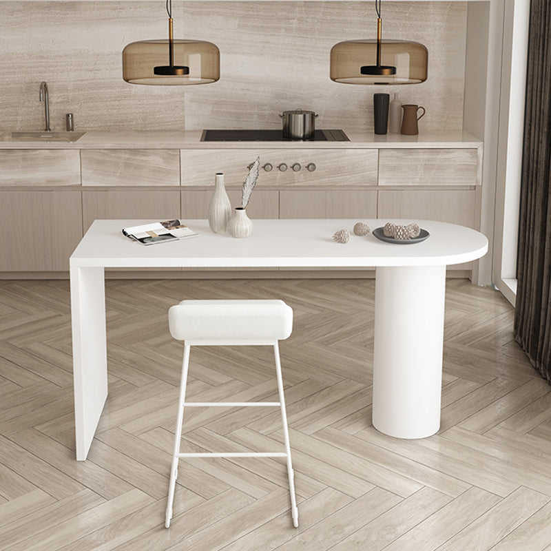 Modern Solid Wood Bar Table Dining Table for Kitchen Living Room