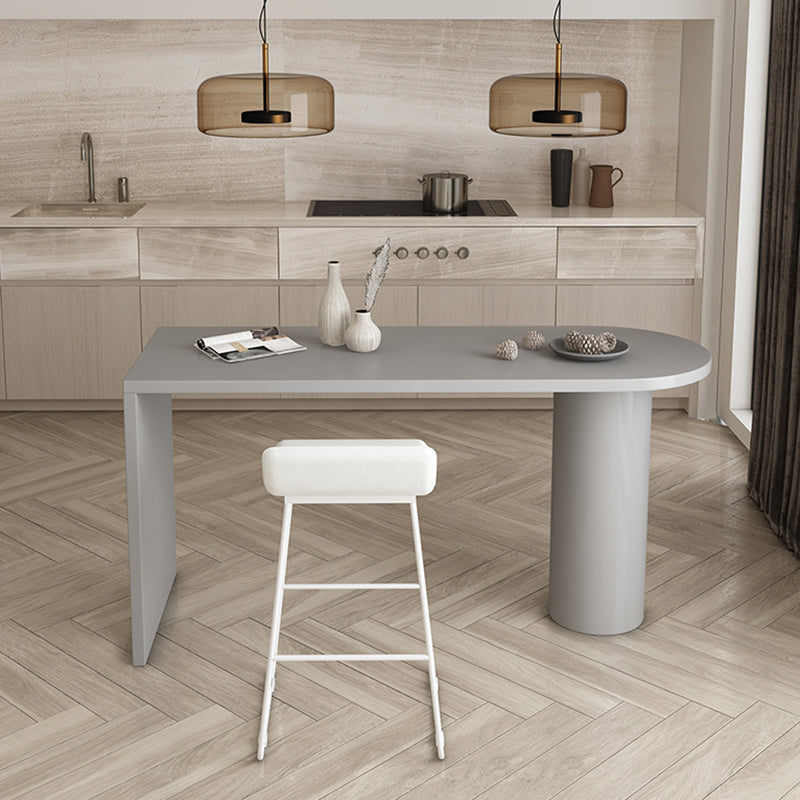 Modern Solid Wood Bar Table Dining Table for Kitchen Living Room